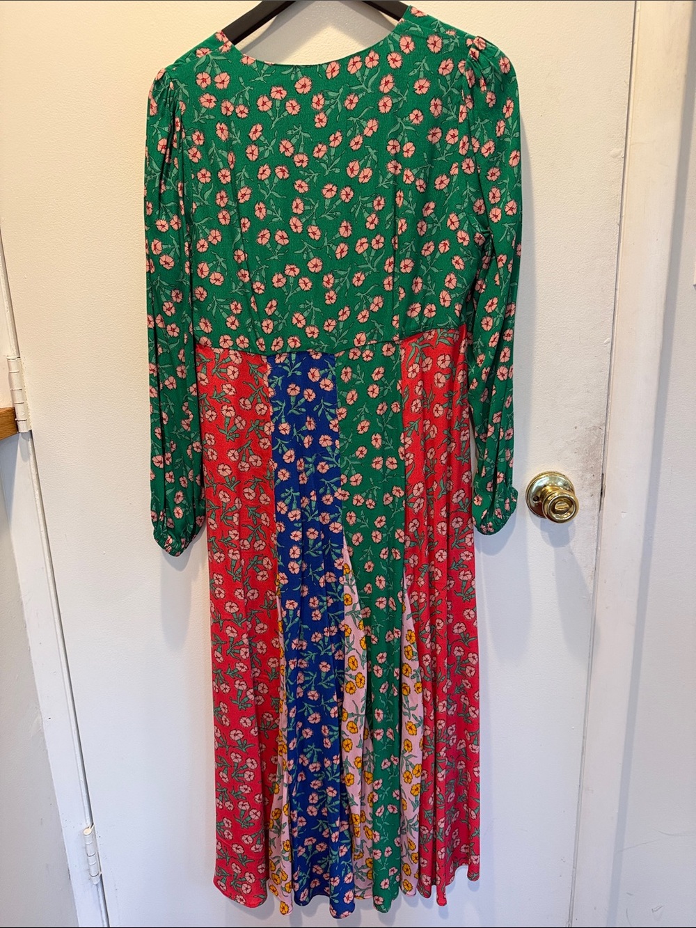 Boden Multicolor Floral Patchwork Maxi Dress - Picture 4 of 4